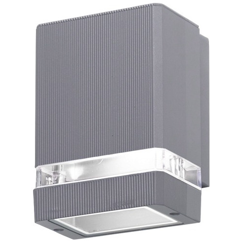 Lampara Aplique Pared Exterior Aluminio Unidireccional Gu10