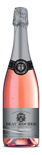 Espumante Francês Rosé  Beau Rocher Brut  - 750 MlBeau Rocher adega LGCF 750 ml