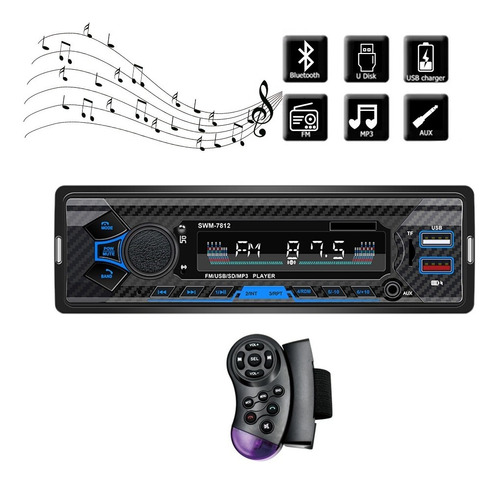Imagen 1 de 10 de Estéreo Para Auto Estéreo Bluetooth Con Usb Y Bluetooth
