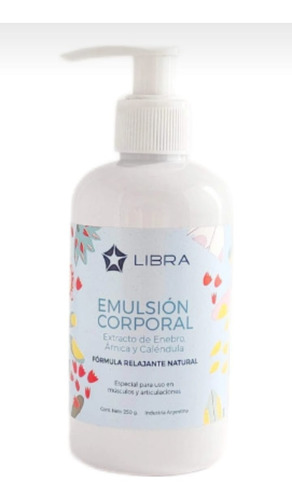 Emulsión Relajante Natural X 500gr Libra