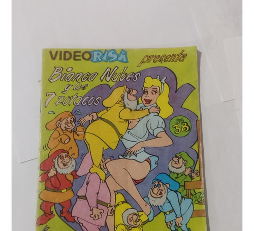 Video Risa 38 Bianca Nubes Y Los 7 Zotacos Comic Vintag 1987