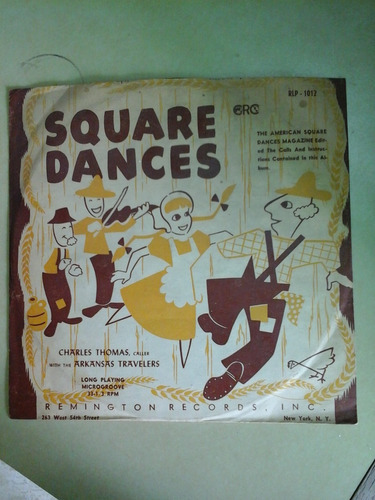 Vinilo 3842 - Square Dances - Charles Thomas - Remington 