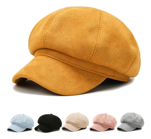 Nuevo Sombrero De Boina Sólida Para Mujer, Para Actividades