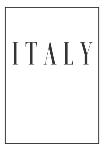 Libro: Italy: A White Decorative Book For Coffee Tables, Boo