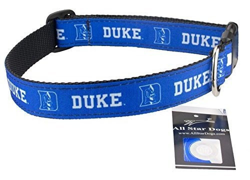 Todo El Collar De Perro De La Cinta Diablos Duke Blue Star P