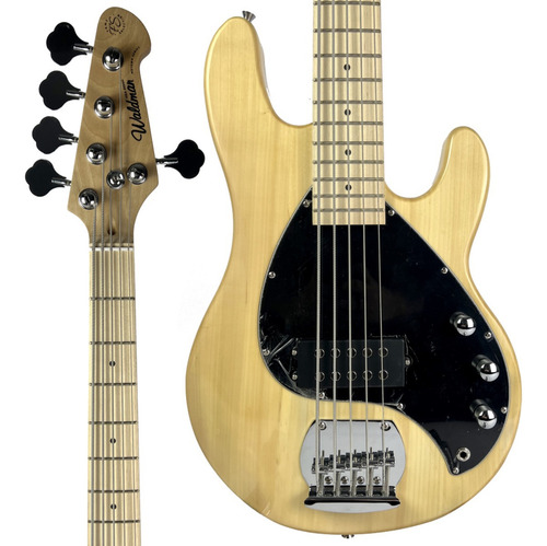 Contrabaixo Waldman Mb105 Nt Kit 02 Palhetas