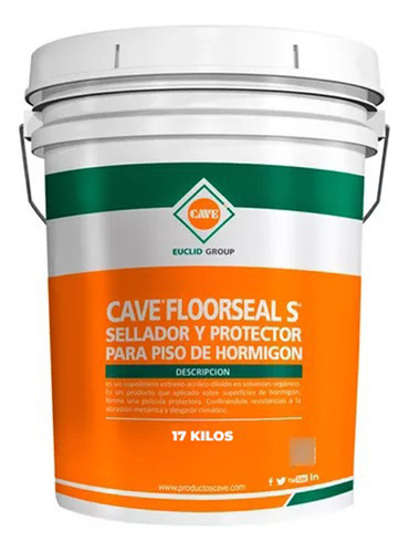 Cave Floorseal S - Sellador Pisos De Hormigón Incoloro 18,9l