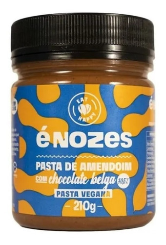 Imagem 1 de 5 de Pasta De Amendoim Chocolate Belga 70,5% Vegana Zero Énozes