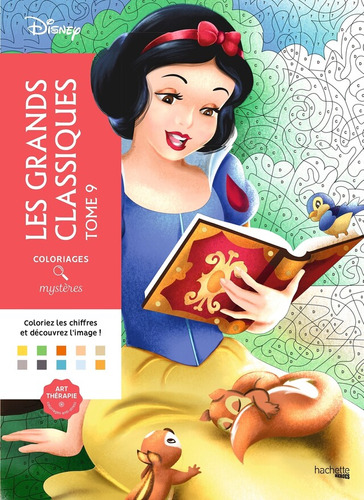 Colorea y descubre el misterio los clásicos de Disney Tomo 9 de Hachette Heroes Vol. 9 Editorial Hachette tapa blanda en francés 2019