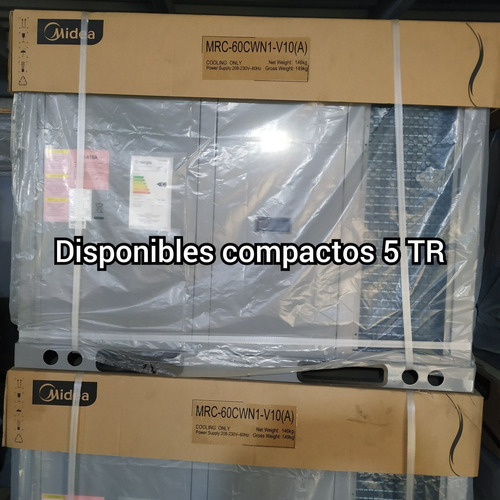 Compactos 5 Tr 220 Voltios Mono Y Trifasi Marca Midea R410a 