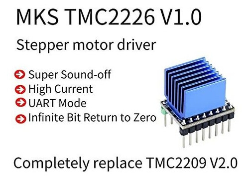 Controlador Motor Paso Mks Tmc V. Uart Stepstick Calor