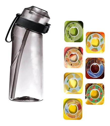 Botella Air Up Botella De Agua Con 7 Cápsulas De Sabores