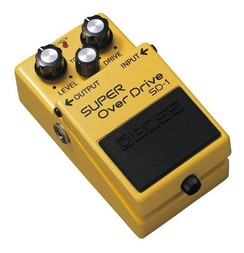 Imagen 2 de 3 de Pedal de efecto Boss Super OverDrive SD-1 amarillo