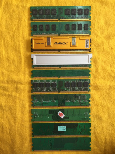Memoria Ram Ddr2 Pc2 1gb 512mb 256mb (Usado)