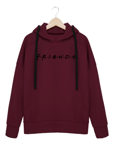 Buzo Buso Ancho Hoodie Unisex Estampado Friends