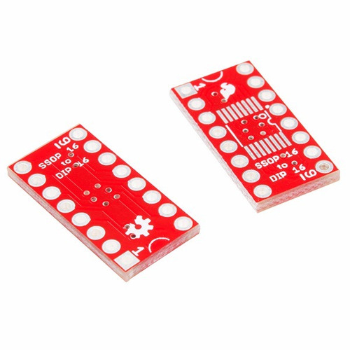 Imagen 2 de 2 de Adaptador Dip Para Ssop - 16 Pines Sparkfun