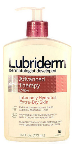 Crema Corporal Lubriderm Advanced Therapy 473 Ml