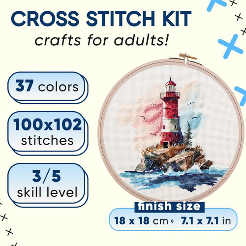 Kit De Costura Para Adultos Con Herramientas Y Telas Incluid
