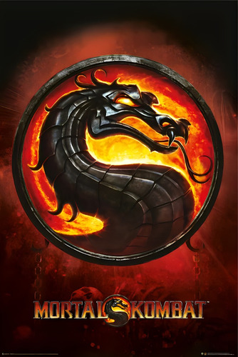 Poster Mortal Kombat Autoadhesivo 100x70cm#1271