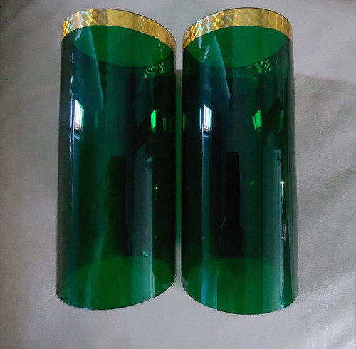 Vasos De Acrílico Para Ciriales Color Verde