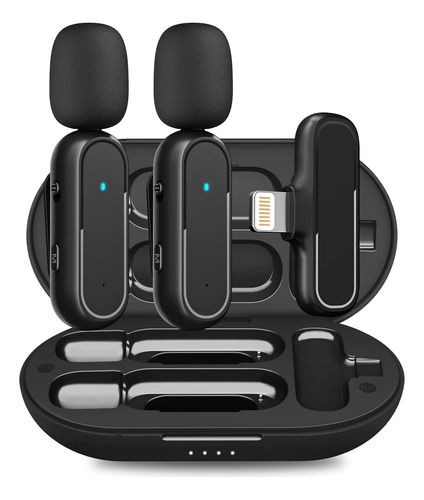 Set De Micrófono Inalámbrico Pasabit, Para iPhone, Negro