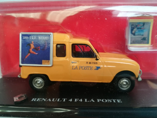 Renault 4  1988 Furgoneta La Poste Escala 1/43