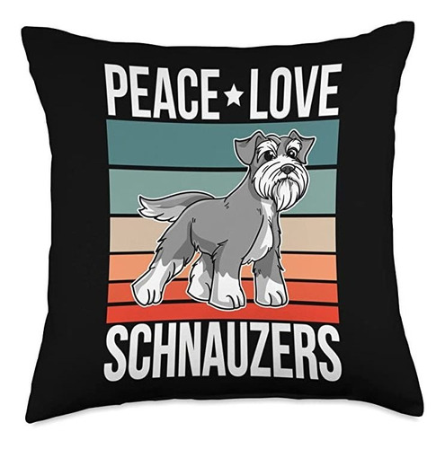 Vintage Schnauzer Regalos Y Accesorios Peace Love Schnauzer