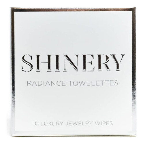 Shinery Radiance - Toallitas De Limpieza Para Joyas, Sin Nec