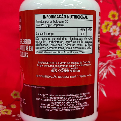 Cúrcuma Dose Máxima 30 Caps (duom)