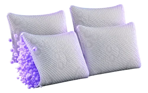 Set De 4 Almohadas Ajustables Roomi Memory Foam Estándar