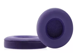 Almohadillas Color Morado Para Audifonos Beats Solo 2 Y 3