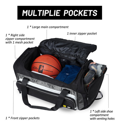 Bolso Deportivo Mier Bolsa De Deporte Grande Para Hombre Co