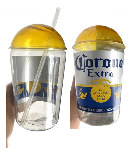 Vaso Corona Jumbo Dulcero, 1500 Ml , Chela Corona 20pzss