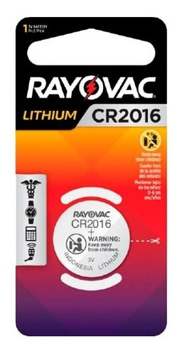 Imagen 1 de 4 de Pila Bateria Lithium Rayovac Cr2016 Cr2032 3v Al Mayor
