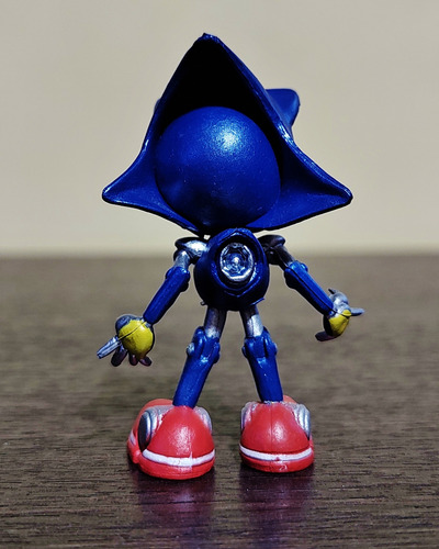 Muñeco Miniatura Metal Sonic De Sonic Cd Sega (Usado)