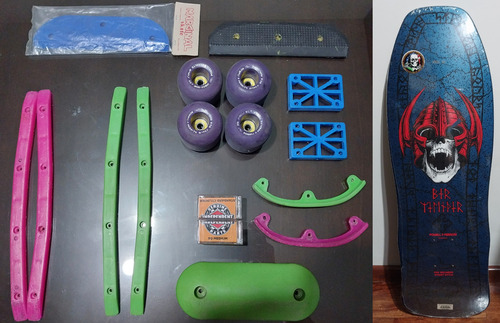 Lote Skate Accesorios Old School Powell Peralta Violeta (Usado)