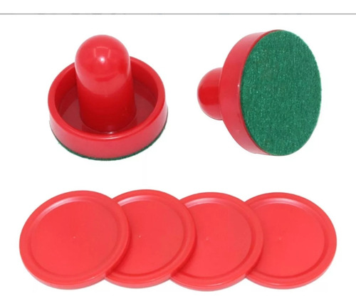 Juego Familiar De 3 Paletas Y Discos De Hockey De Aire