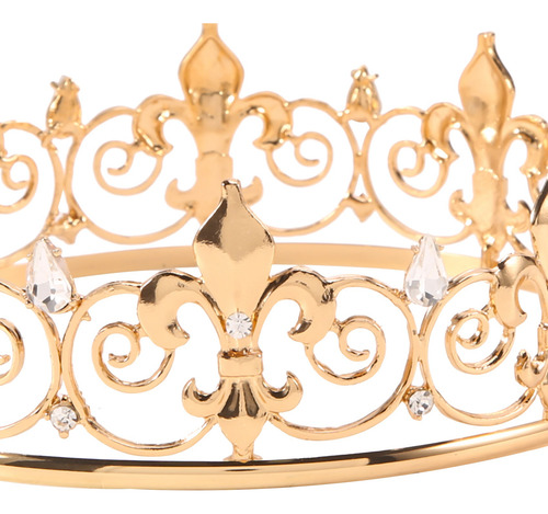Royal King Crown For Men - Metal Prince Crowns And Tiaras