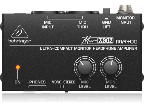 Amplificador Auriculares Behringer Ma400 Monitor Estudio
