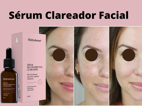 Sérum Clareador Facial Hidrabene Pele Mais Clara E Luminosa Momento De Aplicação Noite Tipo De Pele Todo Tipo De Pele