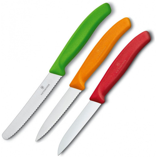 Set Cuchillos Para Verduras 3 Pcs Victorinox - Crt Ltda