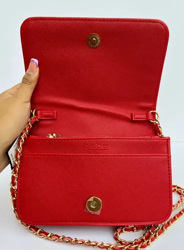 Bolso De Mujer Marca Bebe Original Acabado de los herrajes Oro