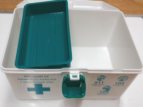 Imagen 5 de 8 de Caja Botiquín Valija Práctico Primeros Auxilios Y Curaciones