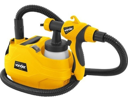 Pistola Para Pintura Eletrica Pulverizadora 600w - Cor Amarelo 127v