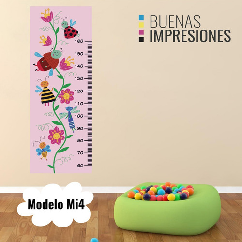 Imagen 4 de 9 de Vinilos Decorativos Medidores Infantiles Animales, Barcos