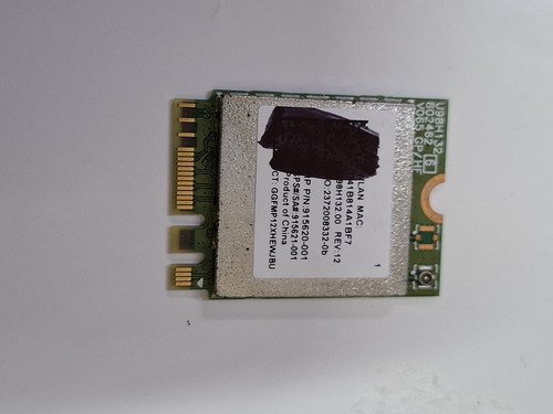 Tarjeta Wlan U98h132 Pn 915620-001 Rtl8821ce P/n 915620-001 (Usado)