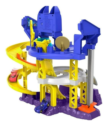 Set De Juego Fisher-price Batwheels Baticueva Lanza Y Atrapa