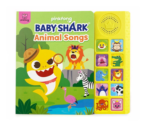 Baby Shark Animal Songs - Libro De Sonido De 10 Botones | Ju