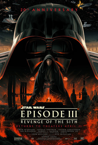 Postal Oficial Star Wars: Episodio 3 - Cine Cinemark Hoyts