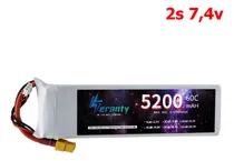 Comprar Bateria Lipo Teranty 5200ma 2s - 7.4v - 60 C